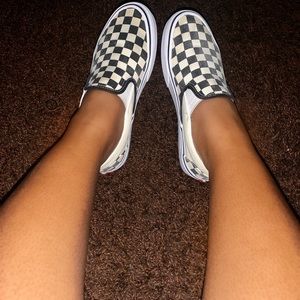 WOMENS CLASSIC SLIP ON CANVAS VANS